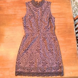 SAYLOR Lace Sleeveless/Backless Dress. Size S.